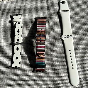 Apple Watch bands 38mm or 41mm.